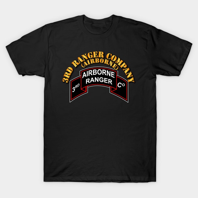 3rd Ranger Co w Txt T-Shirt by twix123844